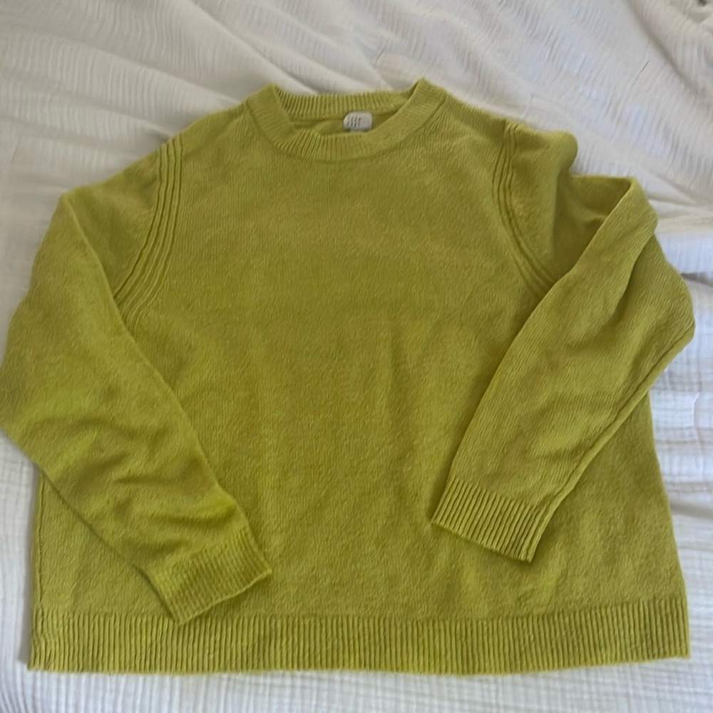 A New Day Chartreuse Sweater